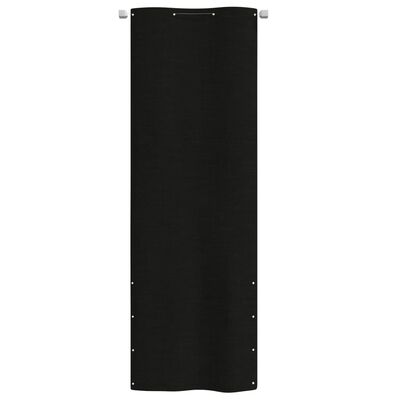vidaXL Balkónová markíza čierna 80x240 cm oxfordská látka