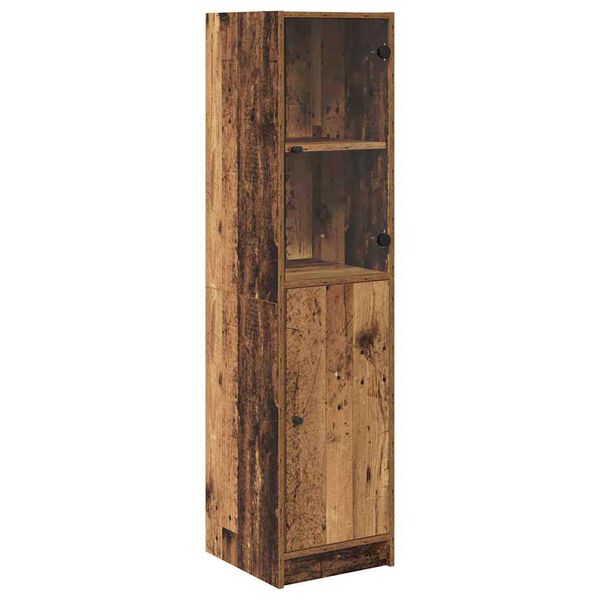 vidaXL Highboard Star&eacute; drevo 35 x 37 x 142 cm Kompozitn&eacute; drevo