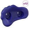 vidaXL Lezeck&aacute; chytka 12 ks Modr&aacute; 100 x 67 x 43 mm PP