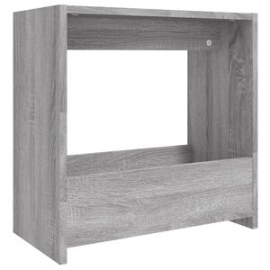 vidaXL Bočn&yacute; stol&iacute;k siv&yacute; sonoma 50x26x50 cm spracovan&eacute; drevo