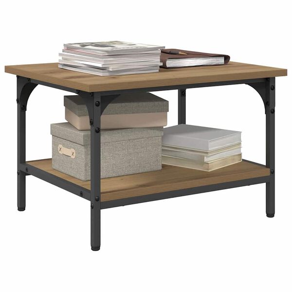 vidaXL Stojan na tlačiareň Remeseln&yacute; dub 50 x 40 x 38 cm