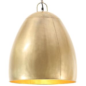 vidaXL Industri&aacute;lna z&aacute;vesn&aacute; lampa 25 W mosadzn&aacute; 42 cm okr&uacute;hla E27