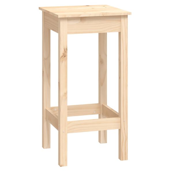 vidaXL 9-dielna barová súprava masívne borovicové drevo