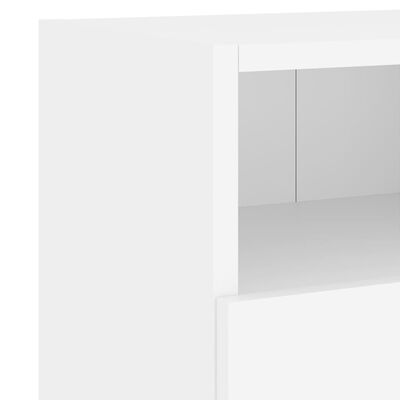 vidaXL TV nástenná skrinka biela 60x30x30 cm kompozitné drevo