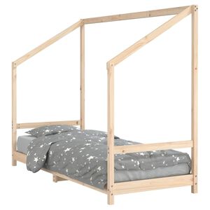 vidaXL R&aacute;m detskej postele 80x200 cm mas&iacute;vna borovica