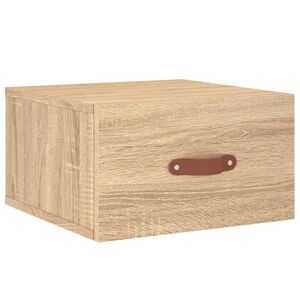 vidaXL N&aacute;stenn&yacute; nočn&yacute; stol&iacute;k dub sonoma 35x35x20 cm