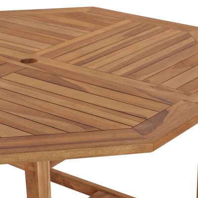 vidaXL Záhradný stôl 120x120x75 cm, tíkový masív