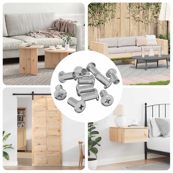 vidaXL Z&aacute;mkov&aacute; matica 2857 pcs Niklov&aacute; Oceľ