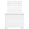 vidaXL Boxspring posteľ s matracom biela 80x200 cm umel&aacute; koža