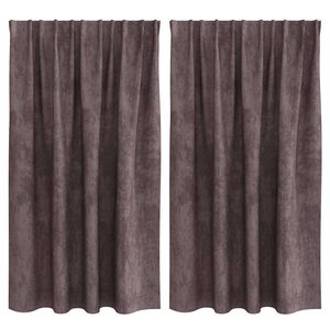 vidaXL Sametov&eacute; z&aacute;vesy 2 ks Hned&aacute; 140 x 140 cm Zamat