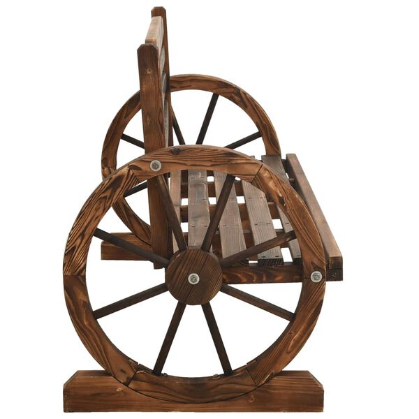 vidaXL Záhradná lavička 142 cm masívne jedľové drevo