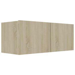 vidaXL TV skrinka, dub sonoma 80x30x30 cm, kompozitn&eacute; drevo