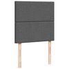 vidaXL Boxspring posteľ s matracom tmavosiv&aacute; 90x190 cm l&aacute;tka