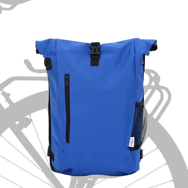 vidaXL Cyklistická taška Modrá 31 x 13 x 58 cm Polyester