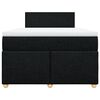 vidaXL Boxspring posteľ s matracom čierny 120x200 cm l&aacute;tka