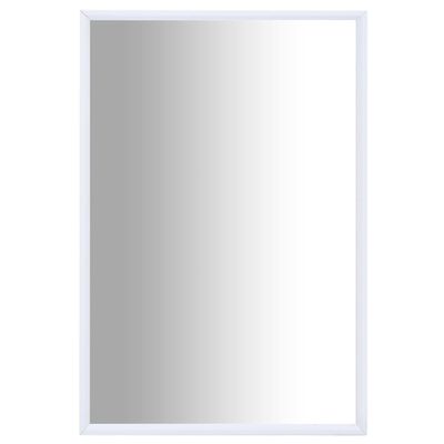 vidaXL Zrkadlo biele 60x40 cm