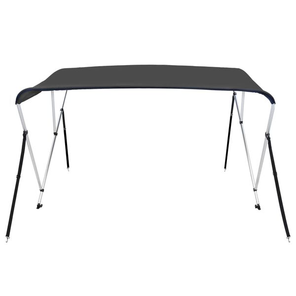 vidaXL Strieška Bimini s 3 oblúkmi, antracitová 183x180x137 cm