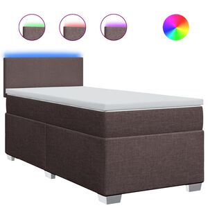 vidaXL Posteľn&yacute; r&aacute;m boxsping s matracom hned&yacute; 80x200 cm l&aacute;tka