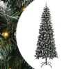 vidaXL Umel&yacute; vianočn&yacute; stromček Zelen&aacute; 240 cm PVC, plast a oceľ