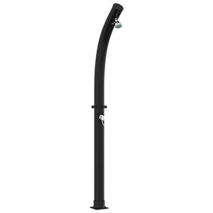 vidaXL Sol&aacute;rna sprcha s hlavou sprchy 20 l PVC, ABS, Zinok Čierna