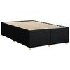 vidaXL Boxspring posteľ s matracom čierna 120x190 cm látka