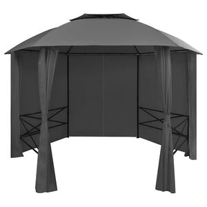 vidaXL Z&aacute;hradn&yacute; alt&aacute;nok/stan so z&aacute;vesmi, &scaron;esťuholn&iacute;k 360x265 cm
