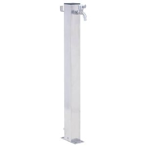 vidaXL Z&aacute;hradn&yacute; vodn&yacute; stĺpik 40 cm nehrdzavej&uacute;ca oceľ &scaron;tvorcov&yacute;