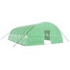 vidaXL F&oacute;liovn&iacute;k s oceľov&yacute;m r&aacute;mom zelen&yacute; 60 m&sup2; 10x6x2,85 m