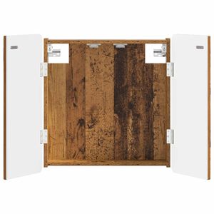 vidaXL Skriňa na terč ZWOLLE Star&eacute; drevo 52,5 x 10,5 x 57,5 cm
