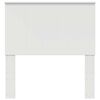 vidaXL Zadné čelo s čelnou doskou Biela 90 cm Kompozitné drevo
