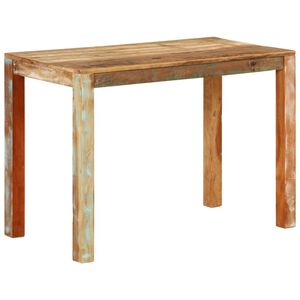 vidaXL Jed&aacute;lensk&yacute; st&ocirc;l 110x55x76 cm mas&iacute;vne recyklovan&eacute; drevo