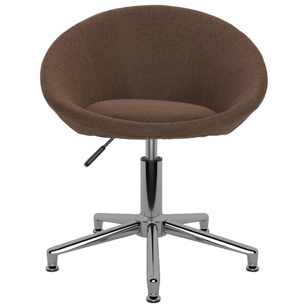 vidaXL Otočn&eacute; jed&aacute;lensk&eacute; stoličky 6 ks hned&eacute; l&aacute;tkov&eacute;