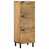 vidaXL Highboard Brown 40x33x110 cm Mas&iacute;vne drevo Mango