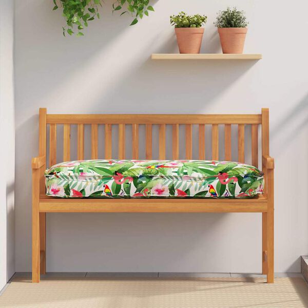 vidaXL Podložka Kvetinov&yacute; Viacfarebn&yacute; 120 x 50 x 12 cm Oxfordsk&aacute; l&aacute;tka