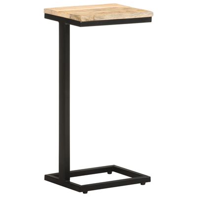 vidaXL Príručné stolíky 2 ks 31,5x24,5x64,5 cm surové mangové drevo