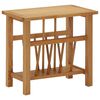 vidaXL Stol&iacute;k na časopisy 45x27x42 cm, dubov&yacute; mas&iacute;v