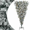 vidaXL Obraten&yacute; umel&yacute; vianočn&yacute; stromček s p&aacute;ntmi 150 cm 150 LED