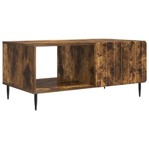 vidaXL Konferenčn&yacute; stol&iacute;k Dymov&yacute; dub 90 x 50 x 40 cm Kompozitn&eacute; drevo