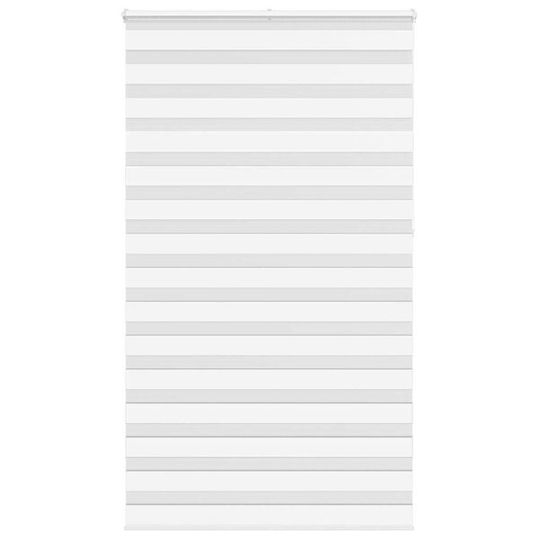 vidaXL Zebra roleta biela 130x230 cm &scaron;&iacute;rka l&aacute;tky 125,9cm polyester