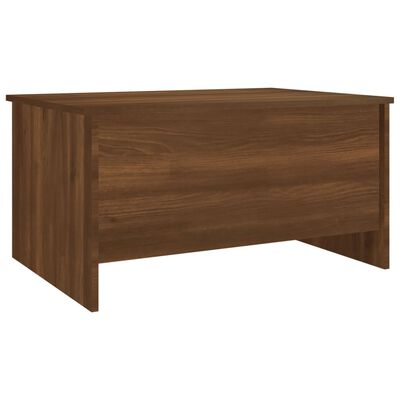 vidaXL Konferenčný stolík hnedý dub 80x55,5x41,5 cm spracované drevo