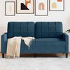 vidaXL 2-miestna pohovka modr&aacute; 140 cm zamat