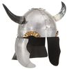 vidaXL Fantasy vikingsk&aacute; prilba pre LARP strieborn&aacute; oceľov&aacute;