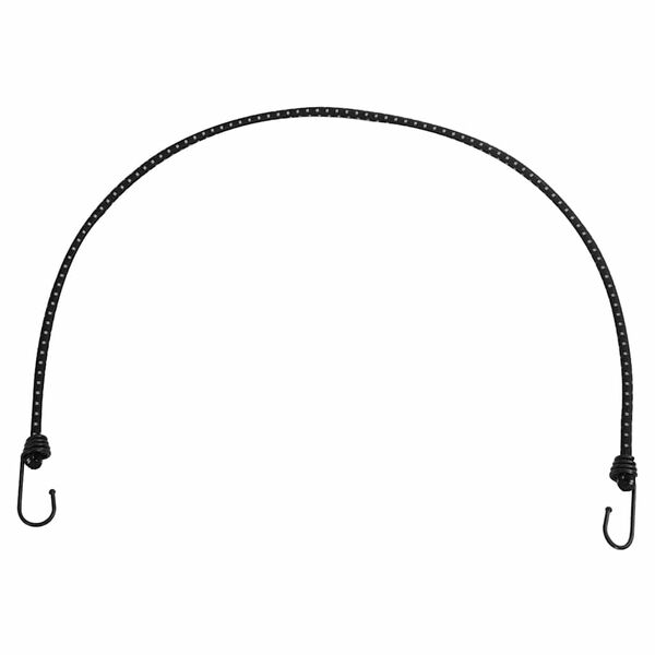 vidaXL Bungee šnúry s reflexnými pásikmi a háčikmi 50 ks 100 cm