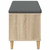 vidaXL Predsieňov&aacute; lavica s vank&uacute;&scaron;om Sonoma dub 60 x 38 x 46 cm