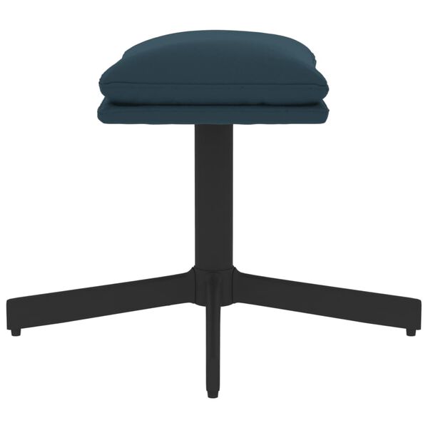 vidaXL Podnožka modr&aacute; 60x60x36 cm zamatov&aacute;