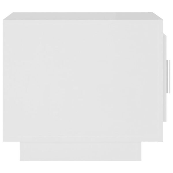 vidaXL Konferenčný stolík biely 51x50x45 cm spracované drevo