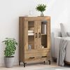 vidaXL Highboard Remeseln&yacute; dub 69,5 x 31 x 115 cm Kompozitn&eacute; drevo