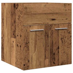 vidaXL K&uacute;peľňov&aacute; skrinka pod um&yacute;vadlo Old Wood 41x38,5x46 cm