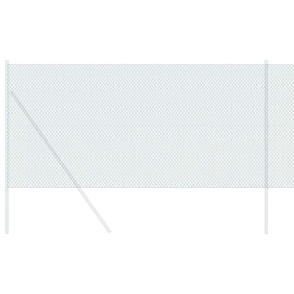 vidaXL Hexagonálny plot Zelená 1.4 x 25 m Oceľ