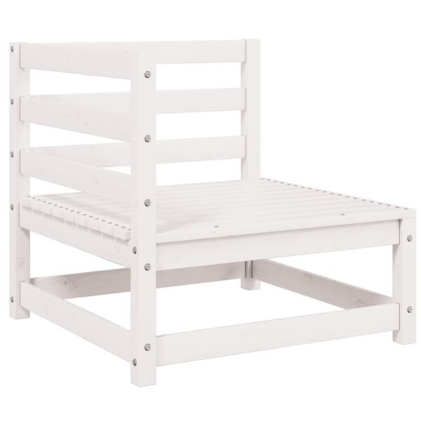 vidaXL 3-dielna z&aacute;hradn&aacute; sedacia s&uacute;prava biela mas&iacute;vna borovica